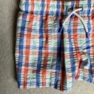 NWOT Cat & Jack Seersucker Swim Trunks